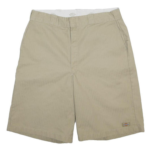 DICKIES Mens Shorts Beige Casual XL W38 Cotton Blend Workwear