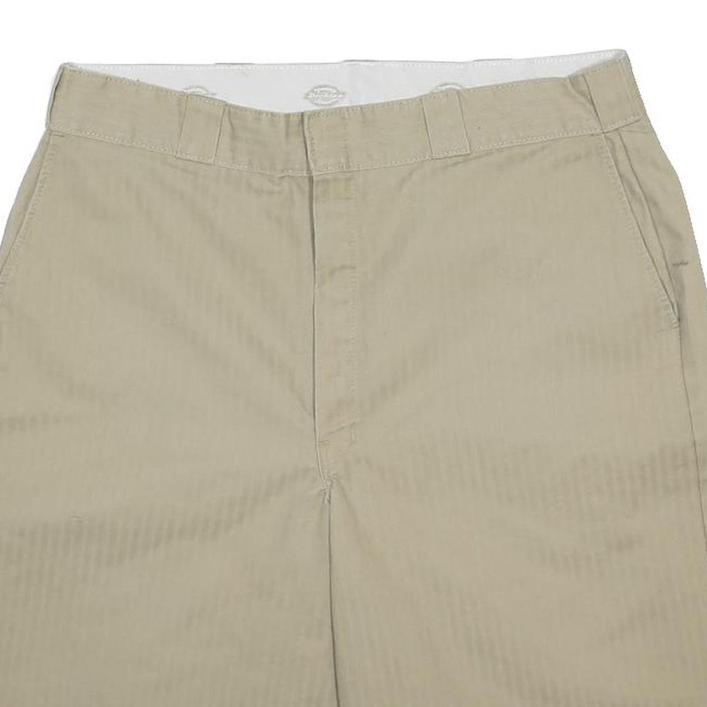 DICKIES Mens Shorts Beige Casual XL W38 Cotton Blend Workwear