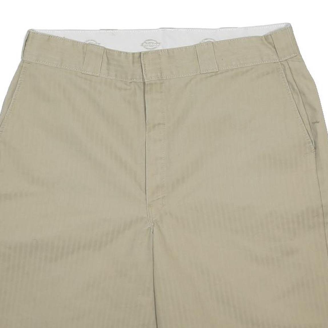 DICKIES Mens Shorts Beige Casual XL W38 Cotton Blend Workwear