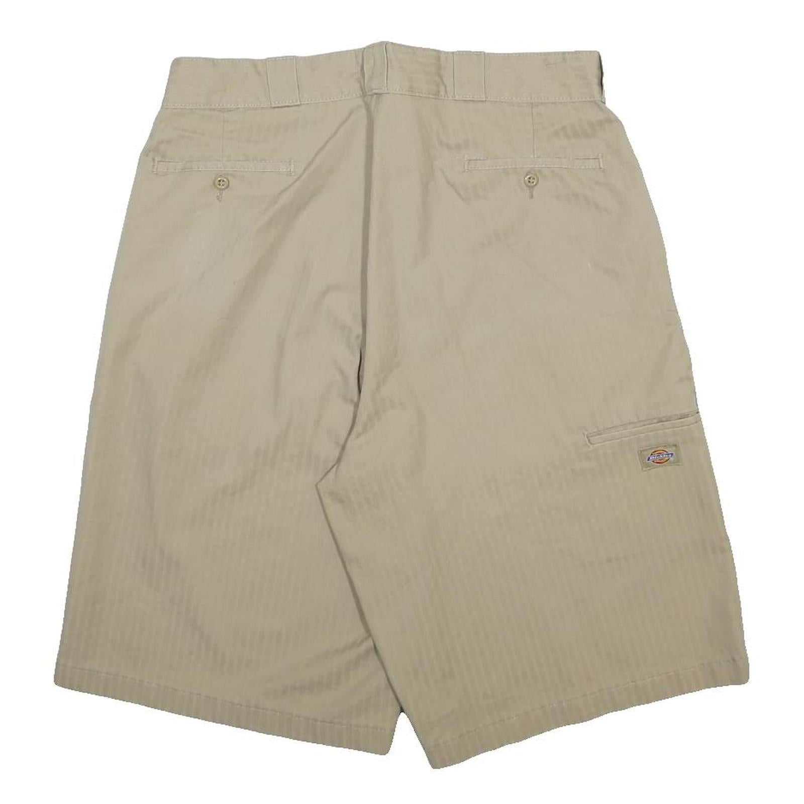 DICKIES Mens Shorts Beige Casual XL W38 Cotton Blend Workwear