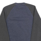 JACK WILLS Mens Blue & Grey Crew Neck XS Cotton Blend Sweatshirt Pullover