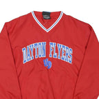 NCAA Mens Red Dayton Flyers V-Neck S Polyester Blend Sweatshirt