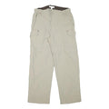 TCM Mens Relaxed Beige Polyester Blend Cargo Trousers W30 L29 Zip Closure