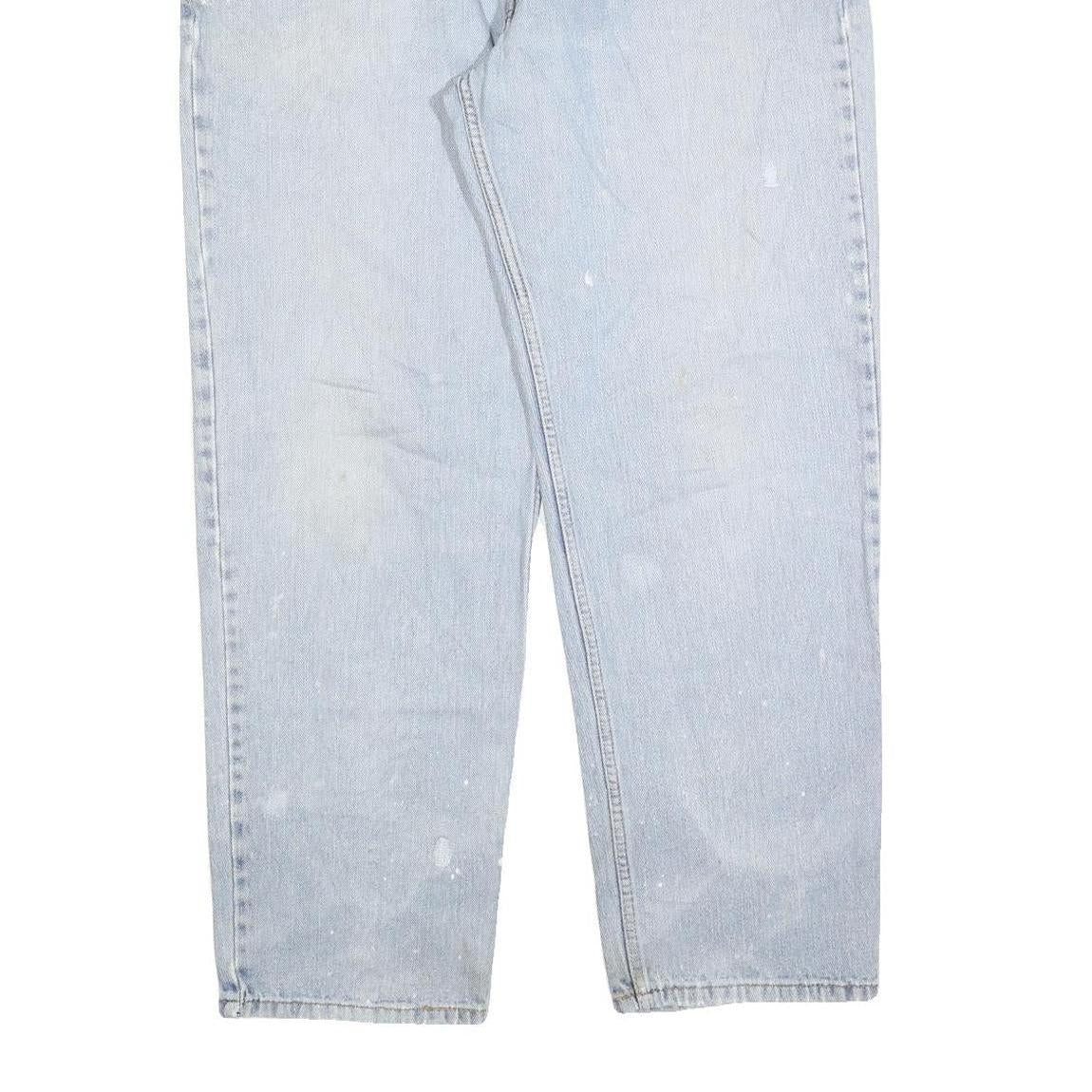 LEVI'S 550 Straight Mens Jeans Blue Relaxed Straight Denim Light W38 L32 Classic