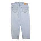 LEVI'S 550 Straight Mens Jeans Blue Relaxed Straight Denim Light W38 L32 Classic