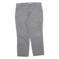 CARHARTT Mens Cotton Blend Grey Relaxed Straight Leg Trousers W38 L30 Workwear
