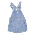 CALVIN KLEIN Womens Blue Cotton Blend Denim Dungarees Regular Fit M W32 L5