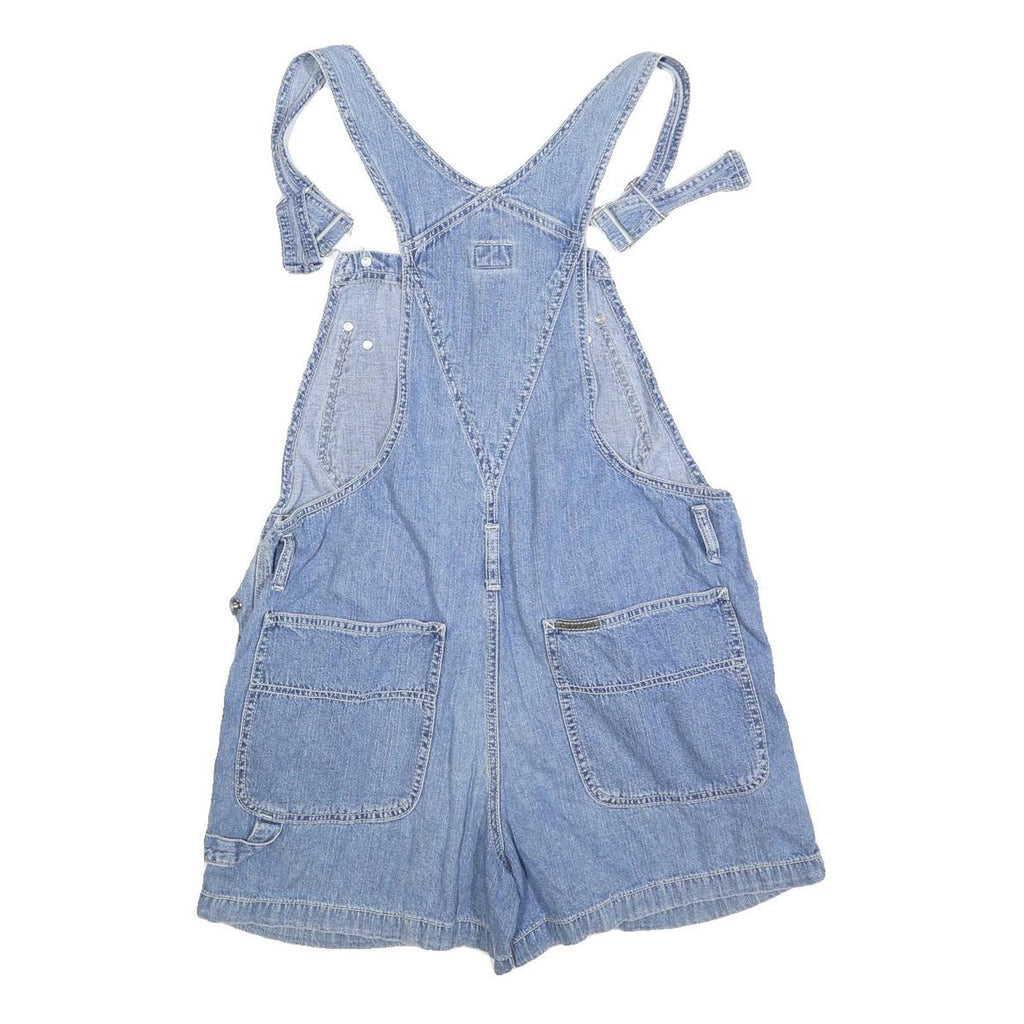 CALVIN KLEIN Womens Blue Cotton Blend Denim Dungarees Regular Fit M W32 L5