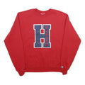 CHAMPION Mens Red Howard Crew Neck M Cotton Blend Sweatshirt Pullover Casual