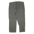 DICKIES Mens Cotton Blend Grey Regular Straight Trousers W40 L30 Workwear Zip