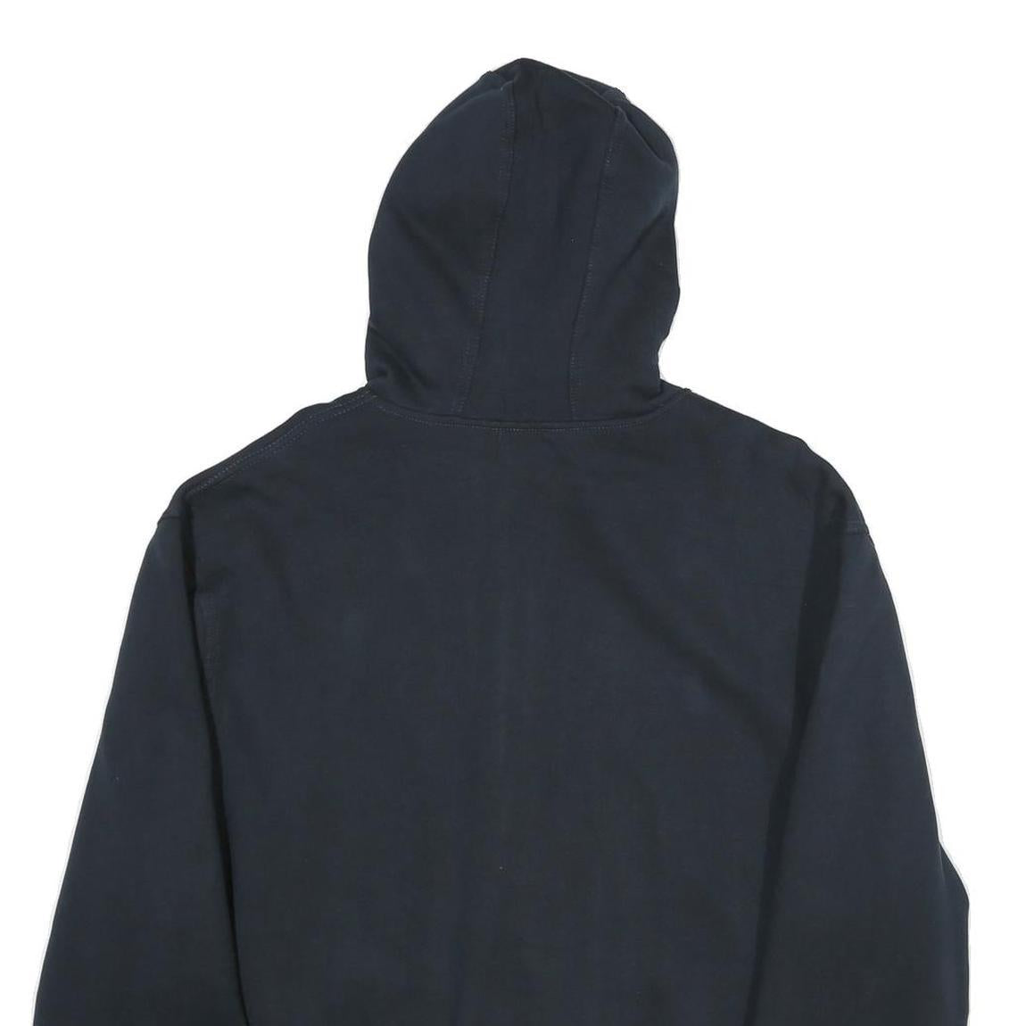 NFL Mens Navy & Lime Seattle Seahawks Full Zip Hoodie L NFL Authentic Cotton