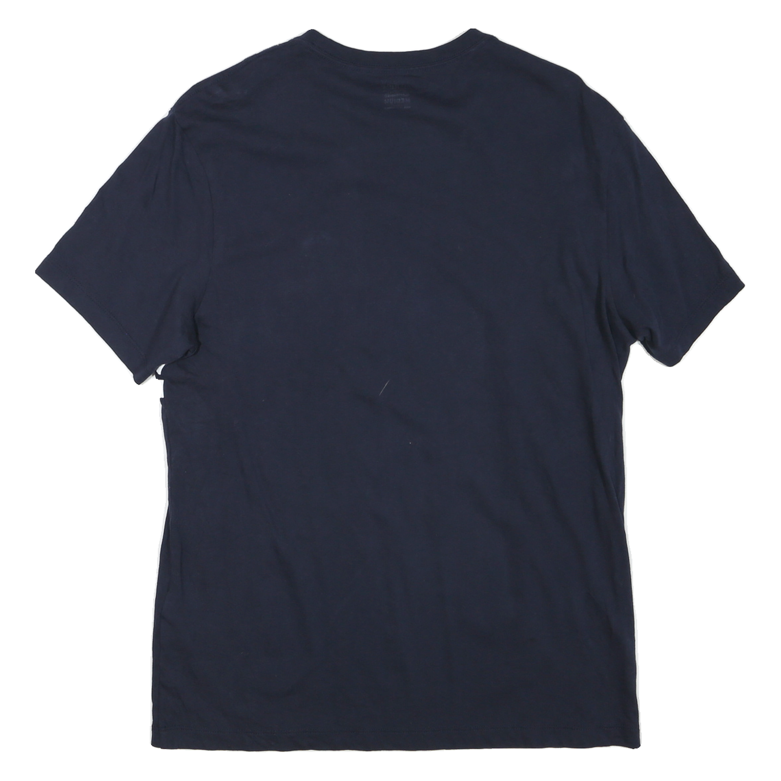 J.CREW Mens Navy Blue & White Graphic Modern T-Shirt M Short Sleeve Crew Neck