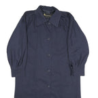 CLAUDE HAVREY Womens Navy Blue Jacket XL Polyester Blend Button Closure Plain