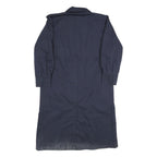 CLAUDE HAVREY Womens Navy Blue Jacket XL Polyester Blend Button Closure Plain