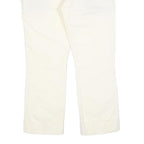 DSQUARED2 Womens Wool Blend White Slim Straight Trousers W34 L27 Elegant Zip
