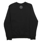 PHILIPP PLEIN Mens Black Red & Blue Skull Crew Neck M Cotton Sweatshirt Premium