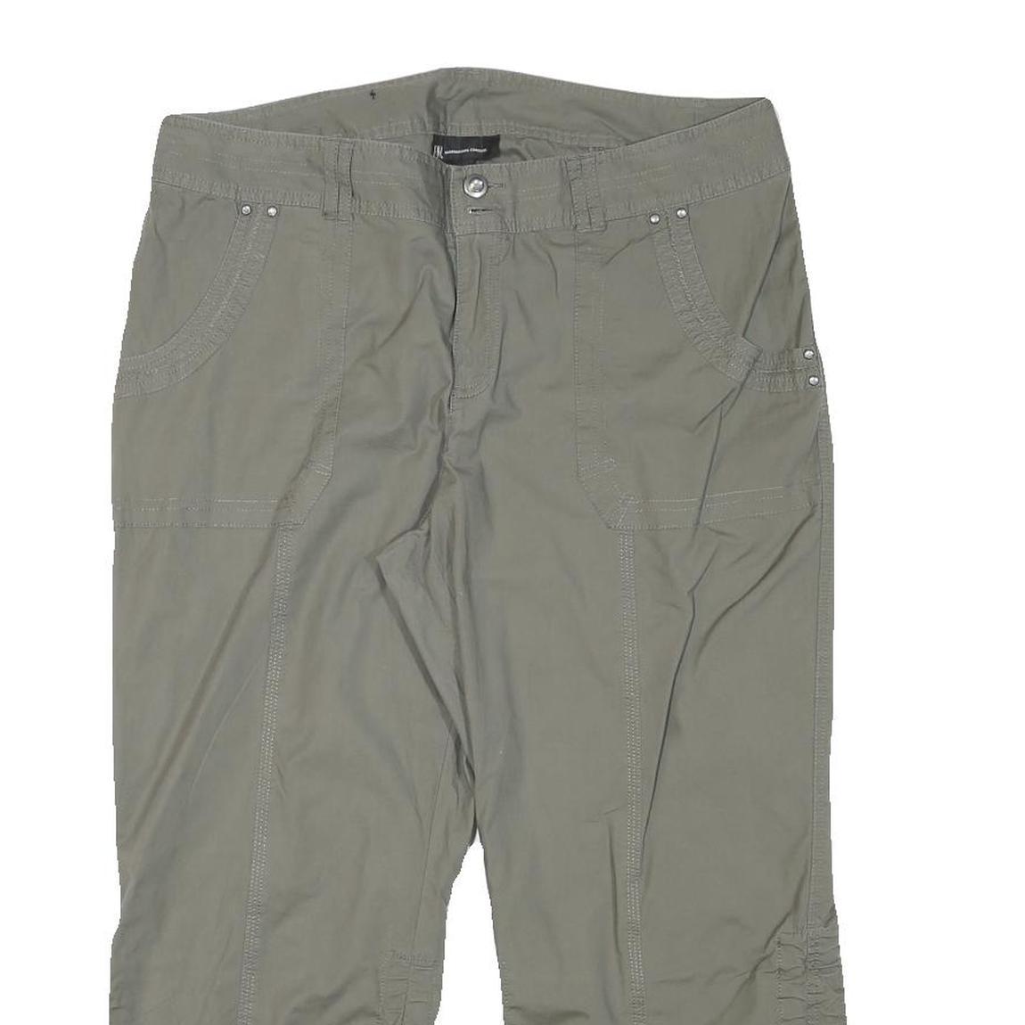 INC Womens Shorts Green Casual XL W34 Cotton Blend Lightweight Relaxed