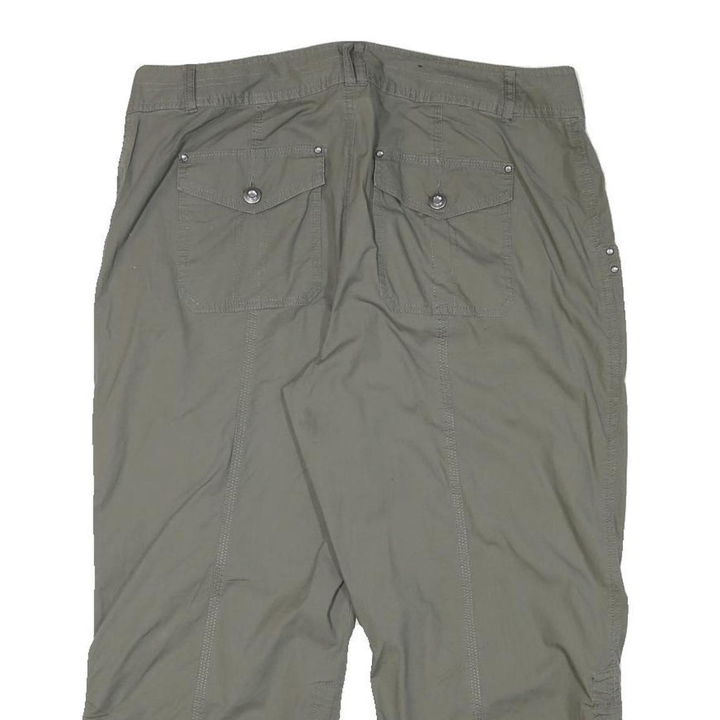 INC Womens Shorts Green Casual XL W34 Cotton Blend Lightweight Relaxed