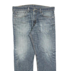 LEVI'S 508 Loose Mens Jeans Blue Regular Cotton Blend Medium W34 L27 Zip Casual
