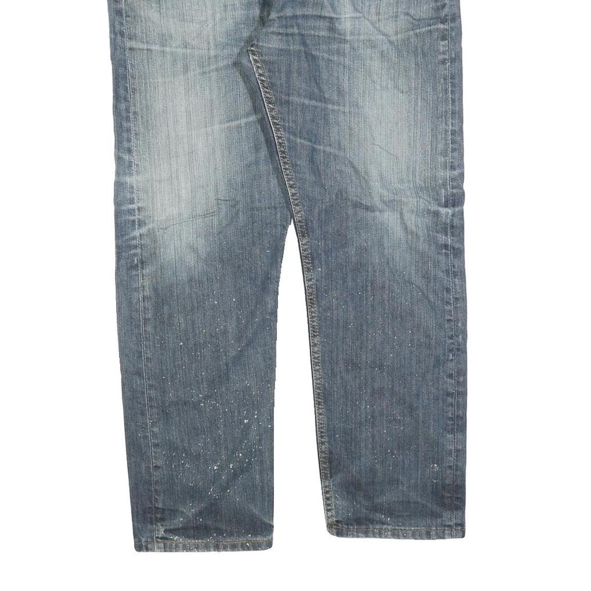 LEVI'S 508 Loose Mens Jeans Blue Regular Cotton Blend Medium W34 L27 Zip Casual