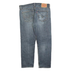 LEVI'S 508 Loose Mens Jeans Blue Regular Cotton Blend Medium W34 L27 Zip Casual