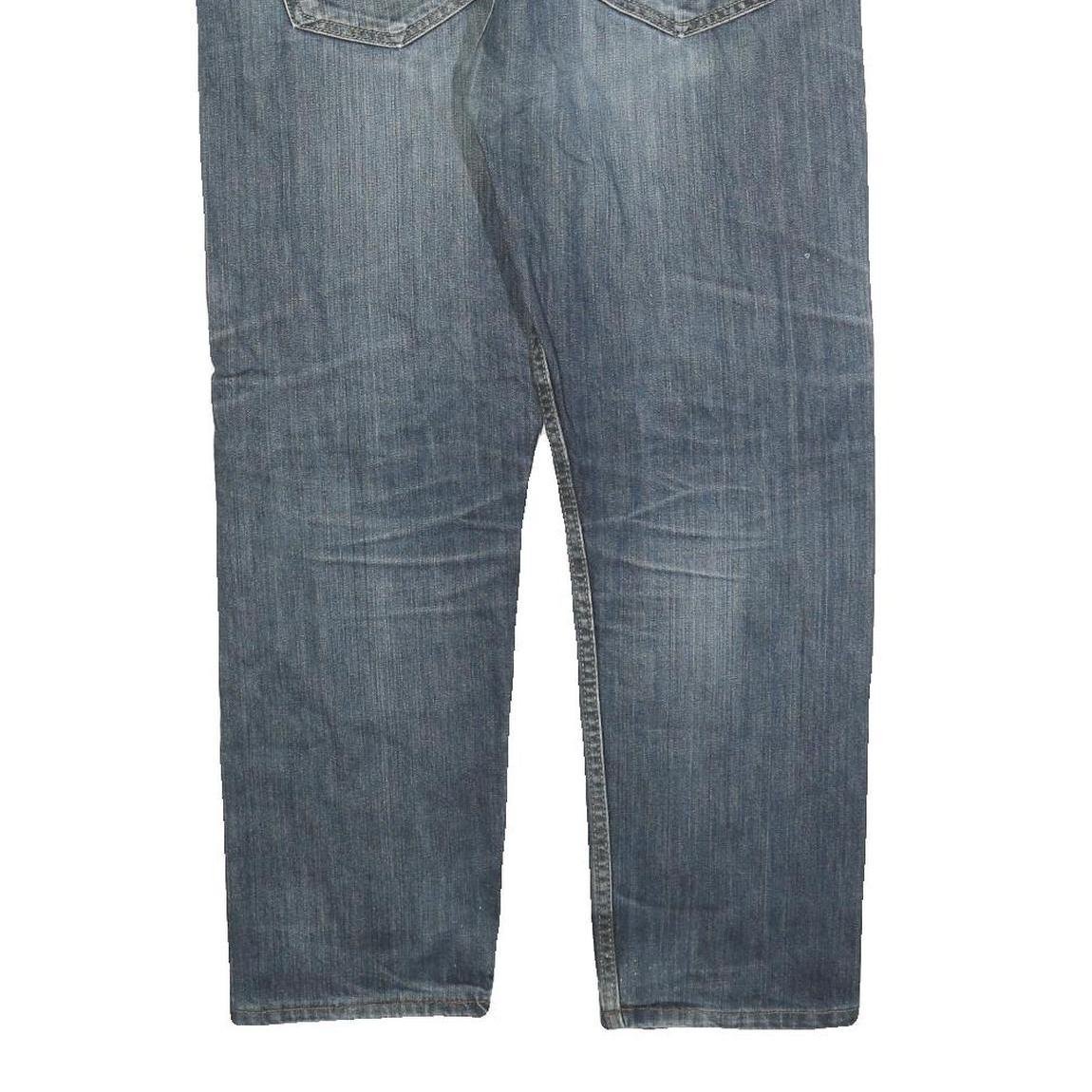 LEVI'S 508 Loose Mens Jeans Blue Regular Cotton Blend Medium W34 L27 Zip Casual