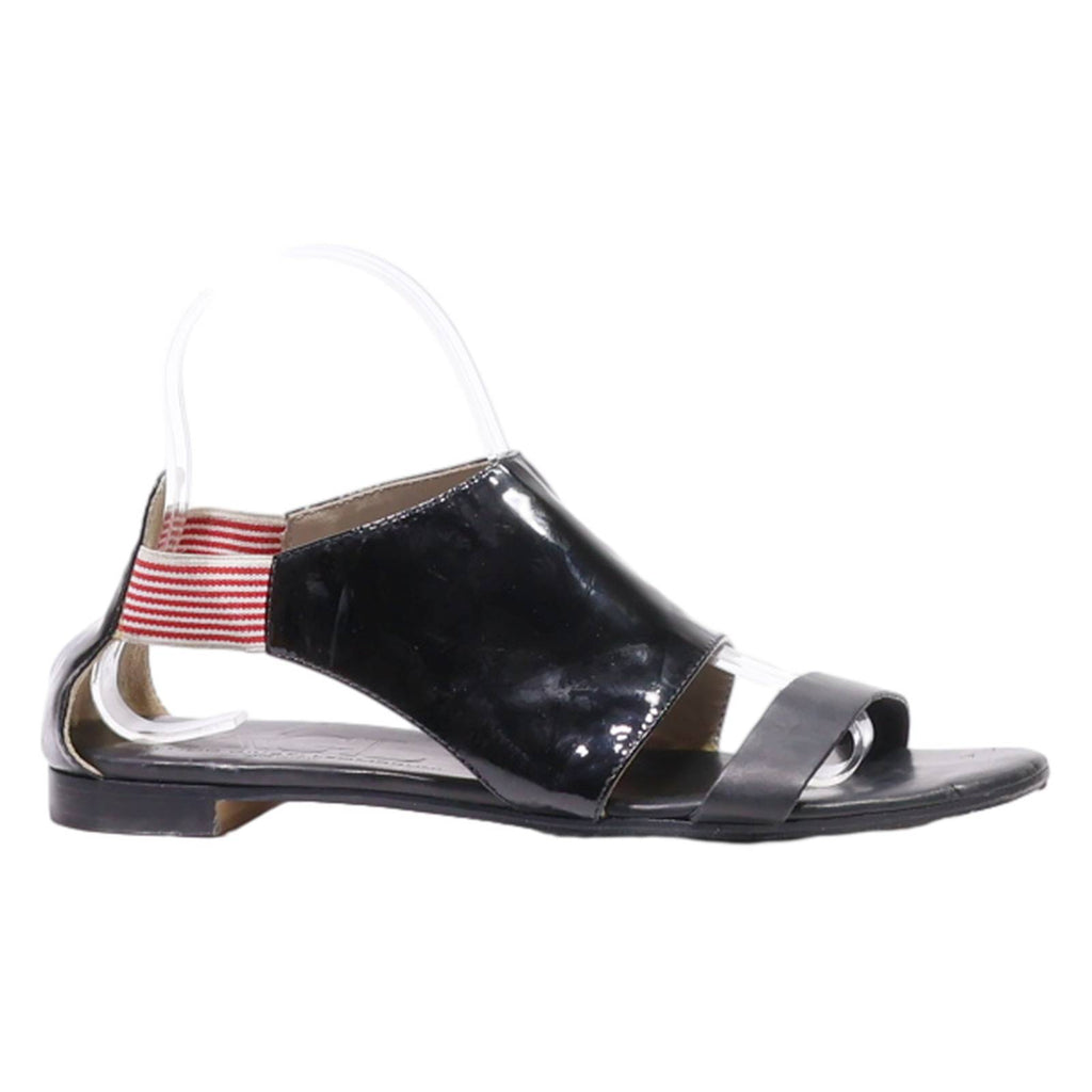 AGL Strappy Sandals Black Synthetic Womens UK 5