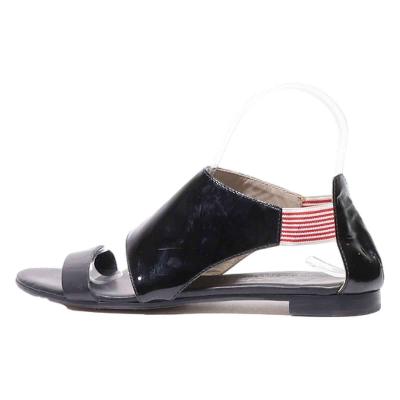 AGL Strappy Sandals Black Synthetic Womens UK 5