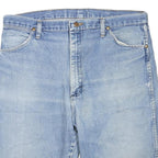 WRANGLER Womens Denim Blue Shorts L W38 Casual Classic Fit Cotton Blend