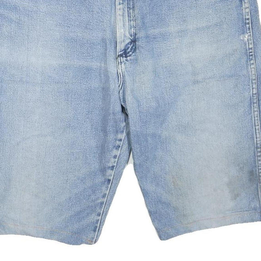 WRANGLER Womens Denim Blue Shorts L W38 Casual Classic Fit Cotton Blend