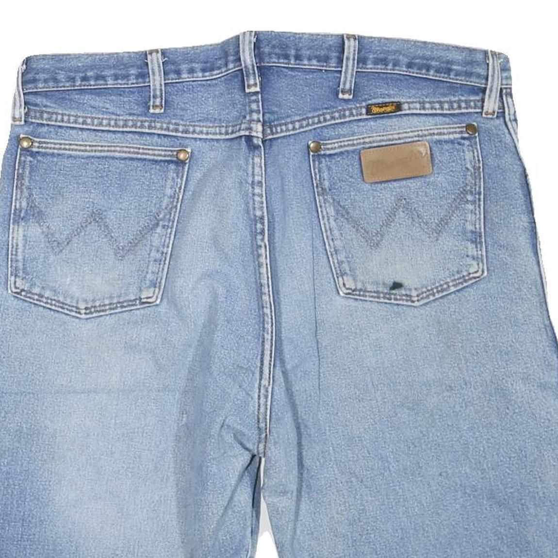 WRANGLER Womens Denim Blue Shorts L W38 Casual Classic Fit Cotton Blend