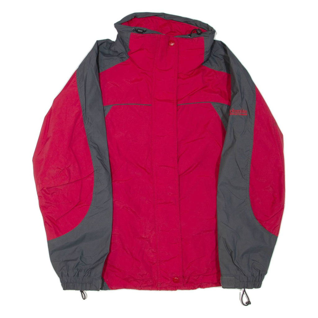 COLUMBIA Womens Jacket Red Nylon M