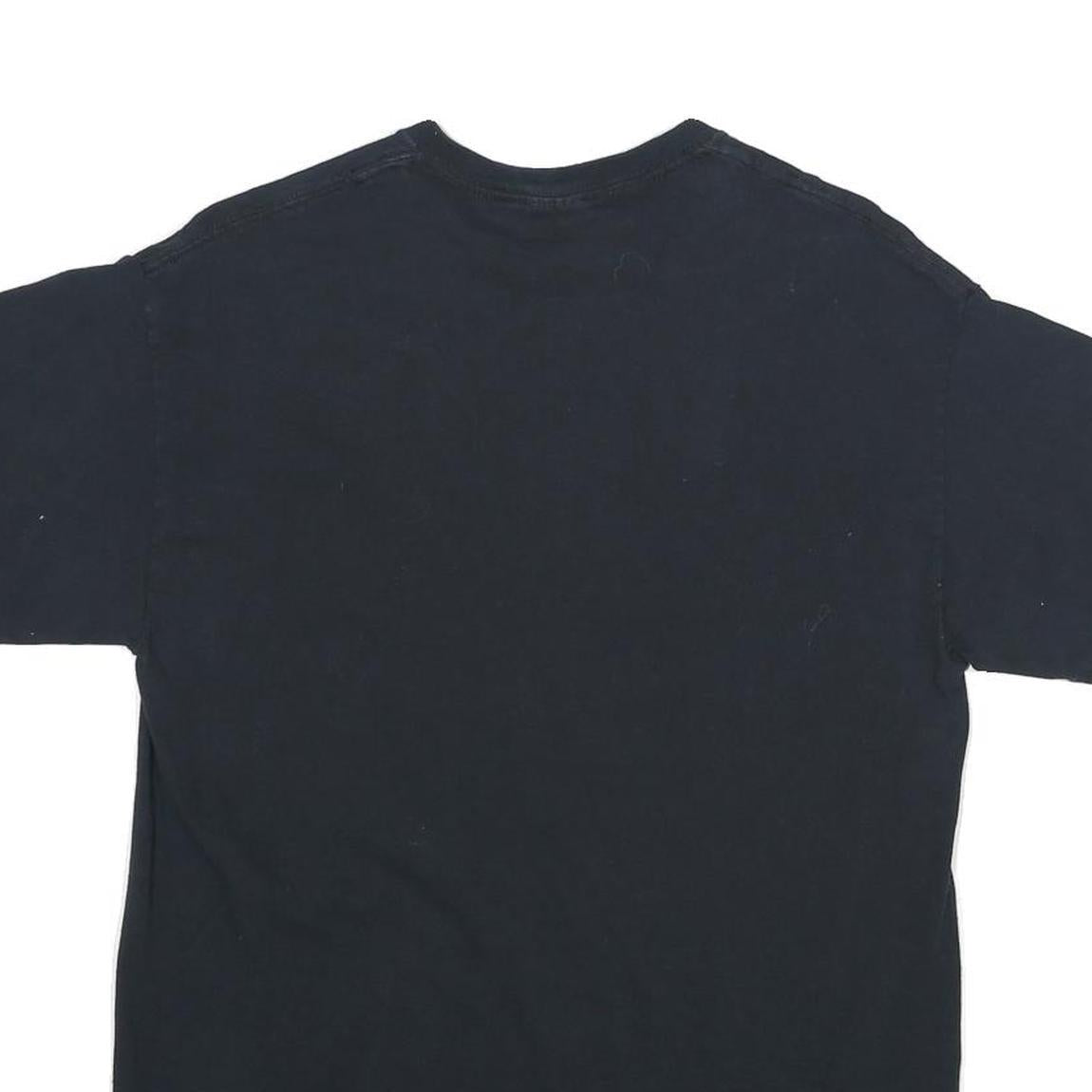 GILDAN Mens Black Purdue Pharmacy Graphic T-Shirt M Short Sleeve Crew Neck