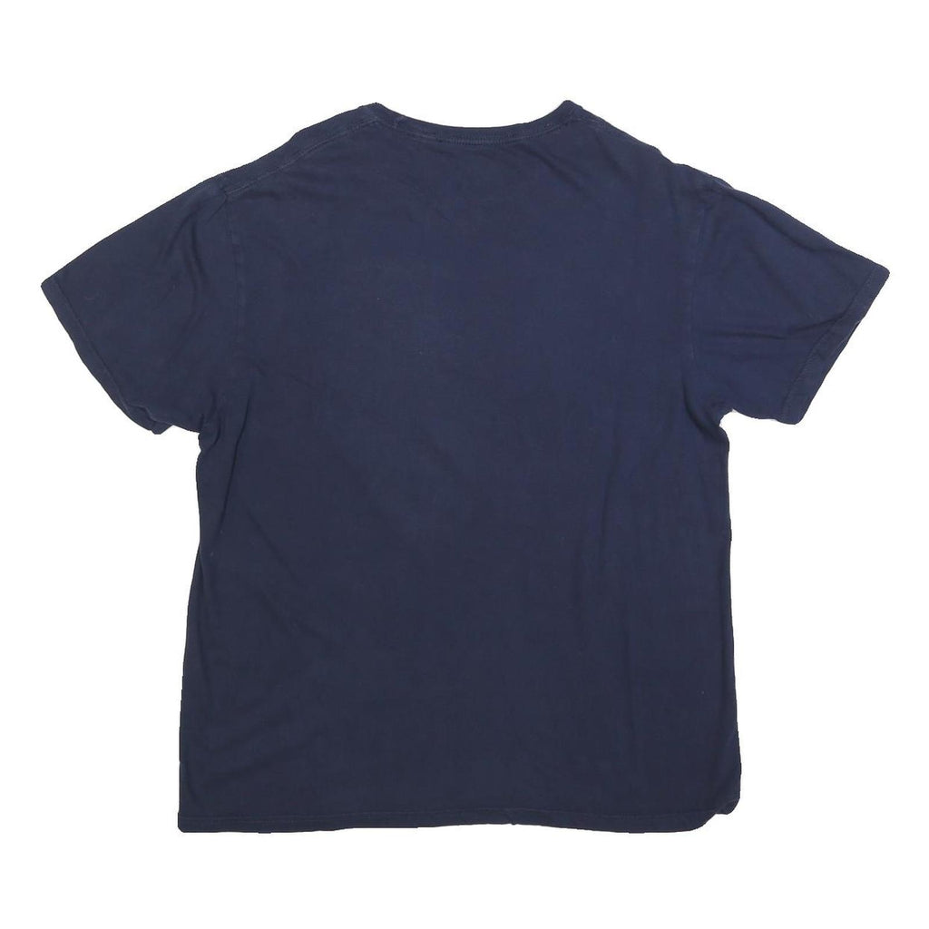 2PAC Mens Navy Blue All Eyez On Me Graphic T-Shirt L Short Sleeve Crew Neck