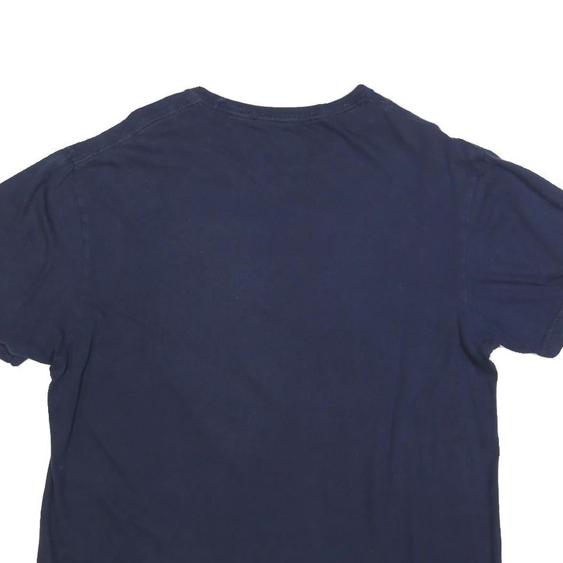 2PAC Mens Navy Blue All Eyez On Me Graphic T-Shirt L Short Sleeve Crew Neck