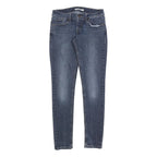 LEVI'S 524 Womens Jeans Blue Slim Skinny Denim Medium W26 L32 Stretch Zip