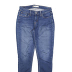LEVI'S Womens Slim Blue Denim Light W28 L30 Skinny Zip Jeans