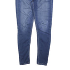 LEVI'S Womens Slim Blue Denim Light W28 L30 Skinny Zip Jeans