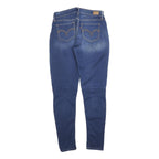 LEVI'S Womens Slim Blue Denim Light W28 L30 Skinny Zip Jeans