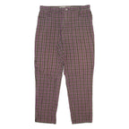 NEWPORT Womens Trousers Purple Relaxed Tapered W32 L27