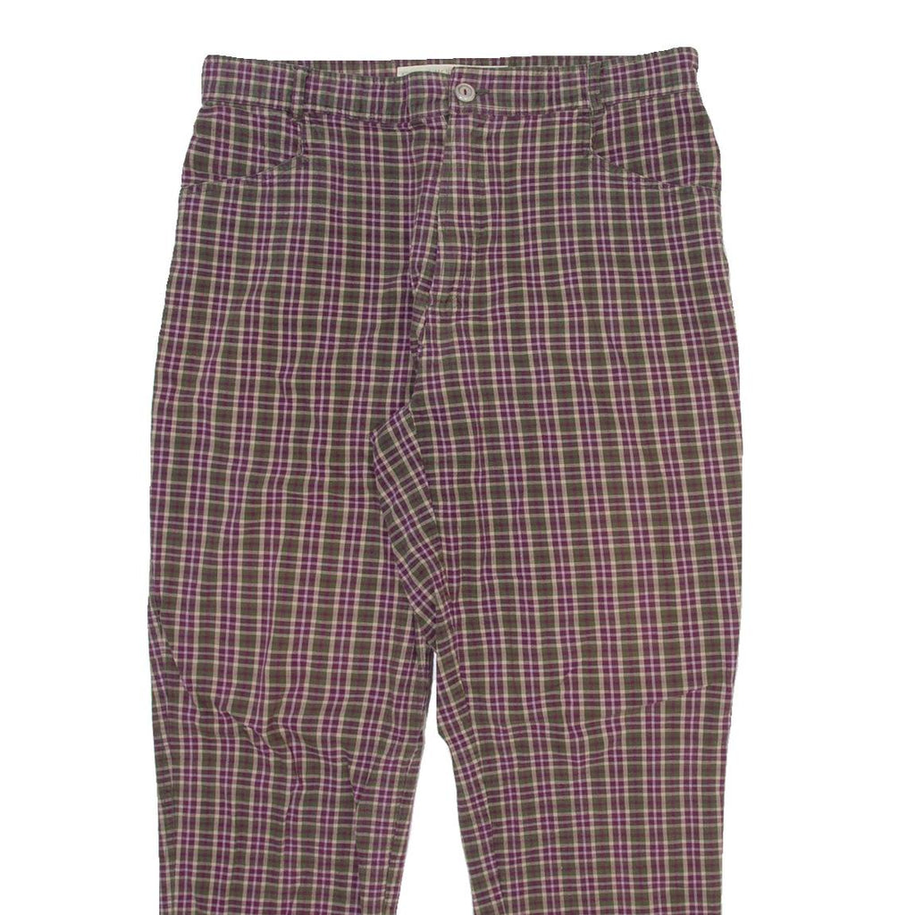NEWPORT Womens Trousers Purple Relaxed Tapered W32 L27