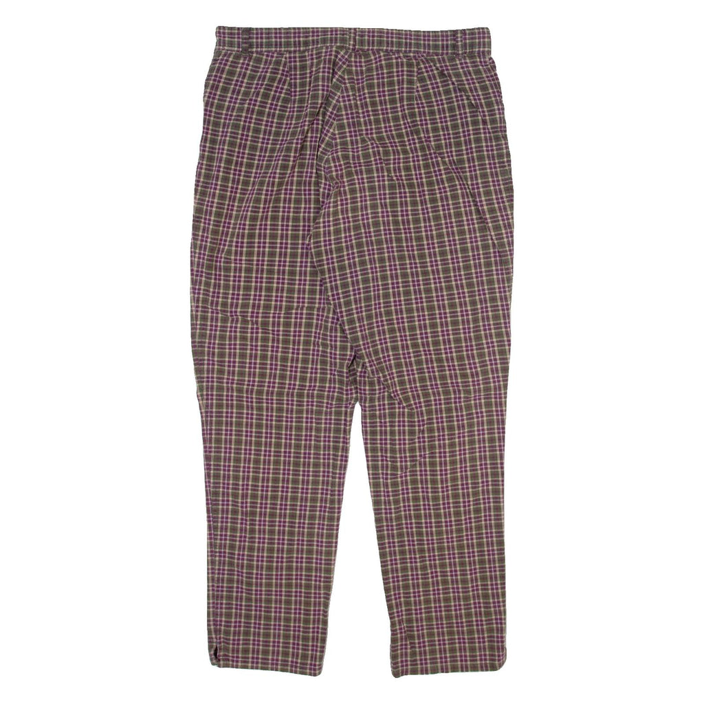 NEWPORT Womens Trousers Purple Relaxed Tapered W32 L27
