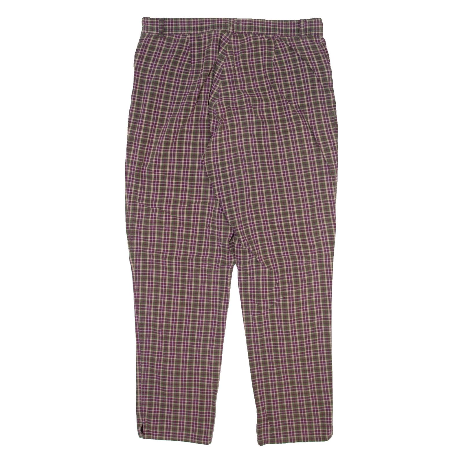 NEWPORT Womens Trousers Purple Relaxed Tapered W32 L27