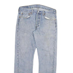 LEVI'S 501 Mens Jeans Blue Regular Straight Denim Light W32 L30 Classic Fit