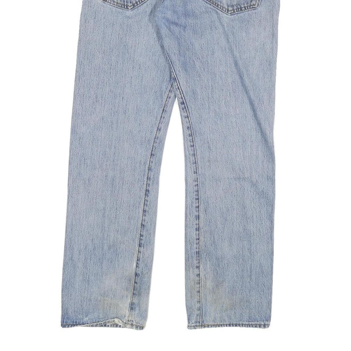 LEVI'S 501 Mens Jeans Blue Regular Straight Denim Light W32 L30 Classic Fit