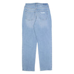 HOLLISTER Ultra High Rise Distressed Womens Jeans Blue Straight W26 L27