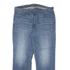 LEVI'S 505 Mens Regular Fit Straight Denim Medium Wash W40 L30 Classic Zip Jeans