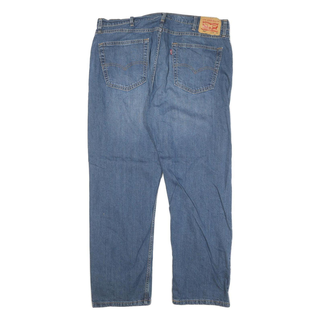 LEVI'S 505 Mens Regular Fit Straight Denim Medium Wash W40 L30 Classic Zip Jeans