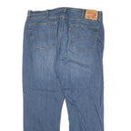 LEVI'S 505 Mens Regular Fit Straight Denim Medium Wash W40 L30 Classic Zip Jeans