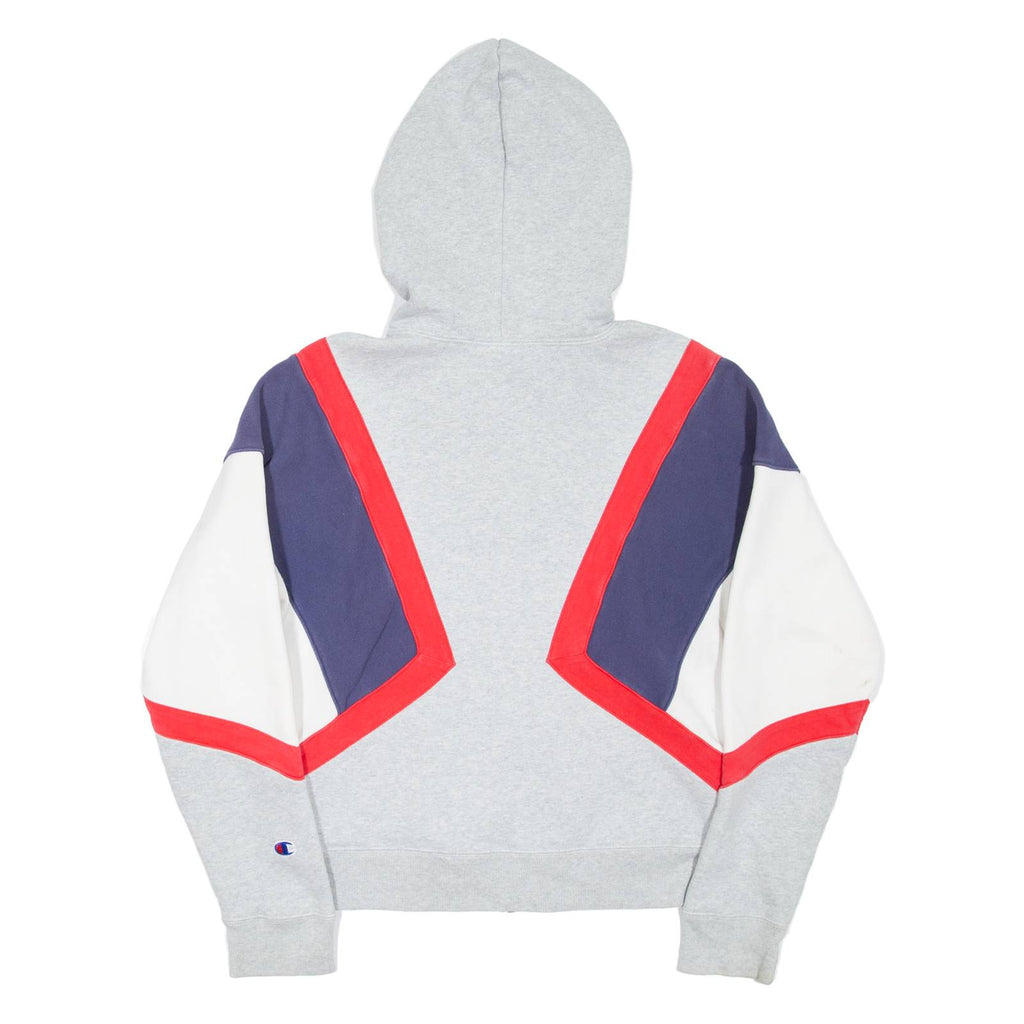 CHAMPION REVERSE WEAVE Womens Grey Hoodie Full Zip S